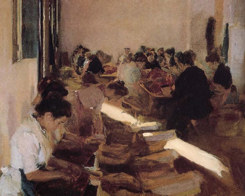 Joaquin Sorolla Packing the raisins china oil painting image